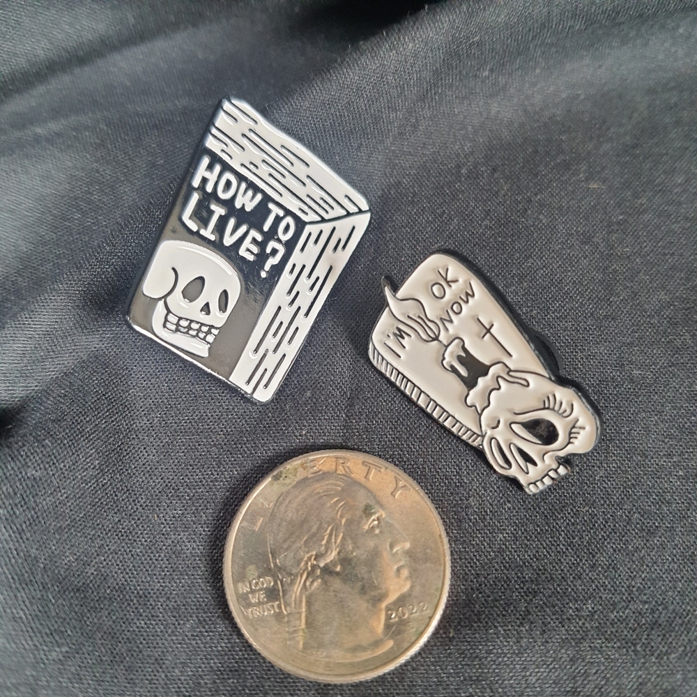 Skulls Enamel Pins